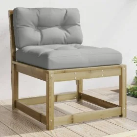 Garden sofa with pine impregnated wood cushions by , Outdoor sofas - Ref: Foro24-844693, Price: 76,53 €, Discount: %
