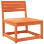 Sofá de jardín con cojines madera maciza de pino marrón cera de , Sofás de exterior - Ref: Foro24-844691, Precio: 81,92 €, De...