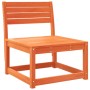 Sofá de jardín con cojines madera maciza de pino marrón cera de , Sofás de exterior - Ref: Foro24-844691, Precio: 82,63 €, De...