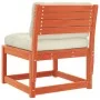 Sofá de jardín con cojines madera maciza de pino marrón cera de , Sofás de exterior - Ref: Foro24-844691, Precio: 81,92 €, De...