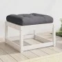 Gartenhocker mit massiven Kissen aus weißem Kiefernholz von , Outdoor-Sofas - Ref: Foro24-844700, Preis: 61,09 €, Rabatt: %