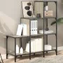 Regal aus Sonoma-Eiche aus Holzwerkstoff und Metall, 92 x 30 x 102 cm von , Bücherregale und Regale - Ref: Foro24-845437, Pre...