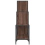 Engineered wood and oak brown metal shelf 92x30x102 cm by , Bookcases and shelves - Ref: Foro24-845440, Price: 65,86 €, Disco...