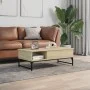 Couchtisch aus technischem Holz und Metall, Sonoma-Eiche, 100 x 50 x 35 cm von , Couchtisch - Ref: Foro24-845392, Preis: 67,9...