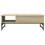 Couchtisch aus technischem Holz und Metall, Sonoma-Eiche, 100 x 50 x 35 cm von , Couchtisch - Ref: Foro24-845392, Preis: 68,7...