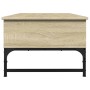 Couchtisch aus technischem Holz und Metall, Sonoma-Eiche, 100 x 50 x 35 cm von , Couchtisch - Ref: Foro24-845392, Preis: 68,7...