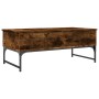 Smoke Oak Engineered Wood and Metal Coffee Table by , Coffee table - Ref: Foro24-845378, Price: 75,90 €, Discount: %