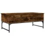 Smoke Oak Engineered Wood and Metal Coffee Table by , Coffee table - Ref: Foro24-845378, Price: 75,02 €, Discount: %