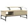 Couchtisch aus technischem Holz und Metall, Sonoma-Eiche, 100 x 50 x 35 cm von , Couchtisch - Ref: Foro24-845392, Preis: 67,9...