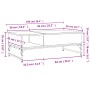 Couchtisch aus technischem Holz und Metall, Sonoma-Eiche, 100 x 50 x 35 cm von , Couchtisch - Ref: Foro24-845392, Preis: 68,7...