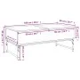 Couchtisch aus Raucheichenholz und Metall von , Couchtisch - Ref: Foro24-845378, Preis: 75,02 €, Rabatt: %