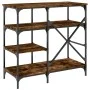 Küchenregal, Holztechnik, Metall, Eiche, 90 x 40 x 84 cm von , Behälter für Küchenutensilien - Ref: Foro24-845423, Preis: 78,...