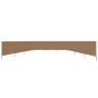 Paravientos de 9 paneles tela gris taupe 1200x120 cm de vidaXL, Sombrillas - Ref: Foro24-47195, Precio: 102,32 €, Descuento: %