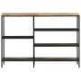 Console table solid rough mango wood and iron 110x30x75 cm by , Side tables - Ref: Foro24-372730, Price: 142,72 €, Discount: %