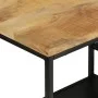Console table solid rough mango wood and iron 110x30x75 cm by , Side tables - Ref: Foro24-372730, Price: 140,24 €, Discount: %