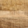 Mesa consola madera maciza mango rugosa y hierro 110x30x75 cm