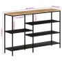 Console table solid rough mango wood and iron 110x30x75 cm by , Side tables - Ref: Foro24-372730, Price: 142,72 €, Discount: %