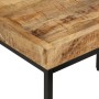 Stackable tables 3 pieces solid rough mango wood and iron by , Side tables - Ref: Foro24-372732, Price: 94,26 €, Discount: %