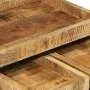 Stackable tables 3 pieces solid rough mango wood and iron by , Side tables - Ref: Foro24-372732, Price: 92,58 €, Discount: %