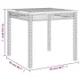 5-teiliges Garten-Essset mit grauen Kissen aus synthetischem Rattan von , Gartensets - Ref: Foro24-3213570, Preis: 346,76 €, ...