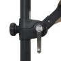 Cantilever umbrella with LED lights and taupe steel pole 250x250 cm by vidaXL, Umbrellas - Ref: Foro24-46995, Price: 105,98 €...
