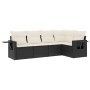 5-piece garden furniture set and black synthetic rattan cushions by , Garden sets - Ref: Foro24-3220125, Price: 313,18 €, Dis...