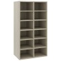 Mueble zapatero de madera contrachapada Sonoma 54x34x100,5 cm de vidaXL, Zapateros y organizadores de calzado - Ref: Foro24-8...