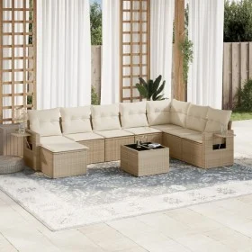 9-piece garden sofa set with beige synthetic rattan cushions by , Garden sets - Ref: Foro24-3220567, Price: 603,17 €, Discoun...