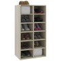 Mueble zapatero de madera contrachapada Sonoma 54x34x100,5 cm de vidaXL, Zapateros y organizadores de calzado - Ref: Foro24-8...