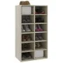 Mueble zapatero de madera contrachapada Sonoma 54x34x100,5 cm de vidaXL, Zapateros y organizadores de calzado - Ref: Foro24-8...