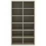 Mueble zapatero de madera contrachapada Sonoma 54x34x100,5 cm de vidaXL, Zapateros y organizadores de calzado - Ref: Foro24-8...
