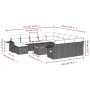 Garden sofa and cushion set 13 pieces black synthetic rattan by , Modular outdoor sofas - Ref: Foro24-3224865, Price: 863,54 ...