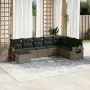 8-piece garden sofa set and gray synthetic rattan cushions by , Garden sets - Ref: Foro24-3220559, Price: 472,26 €, Discount: %