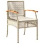7-piece garden dining set with beige synthetic rattan cushions by , Garden sets - Ref: Foro24-3213629, Price: 562,48 €, Disco...