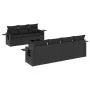 8-teiliges Gartensofa-Set und schwarze synthetische Rattankissen von , Gartensets - Ref: Foro24-3219924, Preis: 548,71 €, Rab...