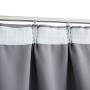 Verdunkelungsvorhänge mit Haken 2 Stück grau 140x225 cm von vidaXL, Vorhänge und Gardinen - Ref: Foro24-134431, Preis: 45,75 ...