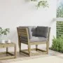 Gartensofa mit Armlehnen und Kissen aus imprägniertem Kiefernholz von , Outdoor-Sofas - Ref: Foro24-844698, Preis: 108,56 €, ...