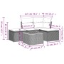 Garden sofa set with cushions 5 pieces beige synthetic rattan by , Garden sets - Ref: Foro24-3255918, Price: 315,99 €, Discou...
