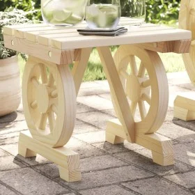 Gartenhocker aus massivem Tannenholz, 40 x 36,5 x 38,5 cm von , Gartenstühle - Ref: Foro24-365109, Preis: 70,17 €, Rabatt: %