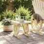 Gartenhocker aus massivem Tannenholz, 40 x 36,5 x 38,5 cm von , Gartenstühle - Ref: Foro24-365109, Preis: 65,40 €, Rabatt: %
