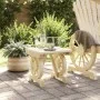 Gartenhocker aus massivem Tannenholz, 40 x 36,5 x 38,5 cm von , Gartenstühle - Ref: Foro24-365109, Preis: 69,87 €, Rabatt: %