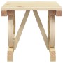Reposapiés de jardín madera maciza de abeto 40x36,5x38,5 cm de , Sillas de jardín - Ref: Foro24-365109, Precio: 55,54 €