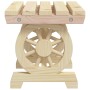 Gartenhocker aus massivem Tannenholz, 40 x 36,5 x 38,5 cm von , Gartenstühle - Ref: Foro24-365109, Preis: 65,40 €, Rabatt: %