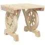 Gartenhocker aus massivem Tannenholz, 40 x 36,5 x 38,5 cm von , Gartenstühle - Ref: Foro24-365109, Preis: 69,87 €, Rabatt: %