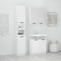 3-teiliges Badezimmermöbelset aus weißem Sperrholz von , Badezimmermöbel - Ref: Foro24-3115876, Preis: 202,08 €, Rabatt: %