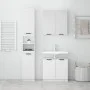 3-teiliges Badezimmermöbelset aus weißem Sperrholz von , Badezimmermöbel - Ref: Foro24-3115876, Preis: 202,08 €, Rabatt: %