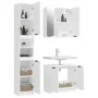 3-teiliges Badezimmermöbelset aus weißem Sperrholz von , Badezimmermöbel - Ref: Foro24-3115876, Preis: 202,08 €, Rabatt: %
