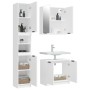 3-teiliges Badezimmermöbelset aus weißem Sperrholz von , Badezimmermöbel - Ref: Foro24-3115876, Preis: 207,13 €, Rabatt: %