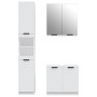 Set de muebles de baño 3 piezas madera contrachapada blanco de , Muebles de baño - Ref: Foro24-3115876, Precio: 210,02 €