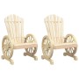 Adirondack garden armchairs 2 pcs solid fir wood by , Garden chairs - Ref: Foro24-365091, Price: 200,15 €, Discount: %